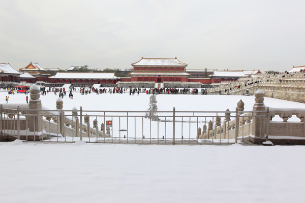 Forbidden City Winter Scenery